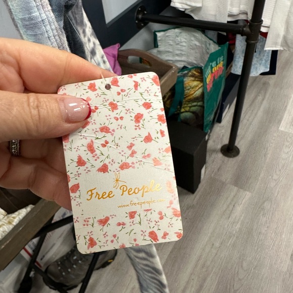 Free People “We The Free” Thermal Tie-Dye Sleeve Top - Picture 5 of 8